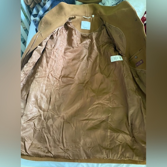 Aritzia Coat The Cocoon Virgin Wool Cashmere Winter Mid-Length Cigar M FLAWED - Picture 8 of 15